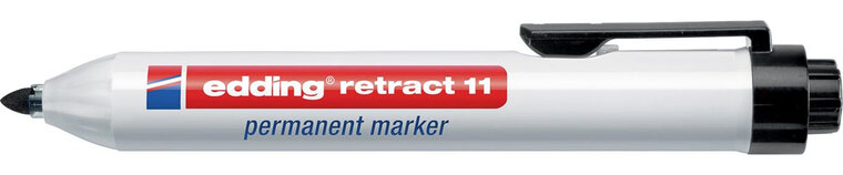 Edding permanent marker Retract 11 zwart