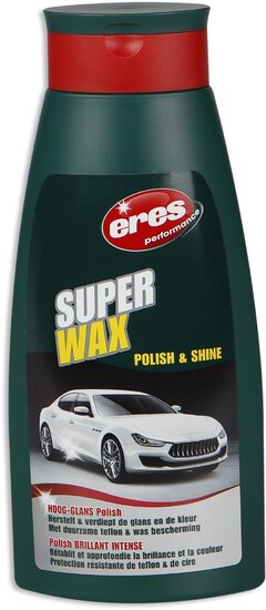 Eres super wax voor auto&#039;s Polish &amp; Shine, fles van 500 ml