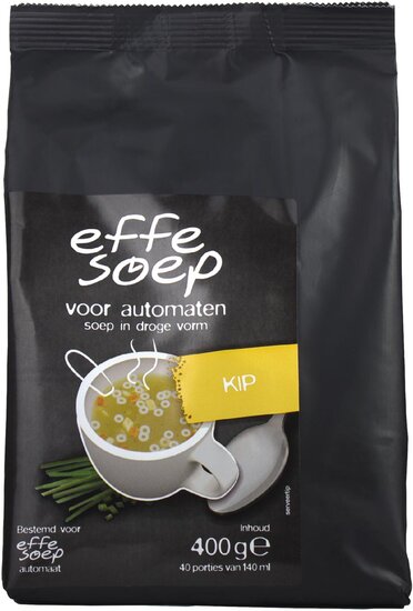 Effe Soep vending, kip, 140 ml, zak van 40 porties