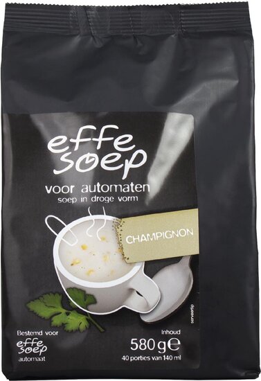 Effe Soep vending, champignon, 140 ml, zak van 40 porties