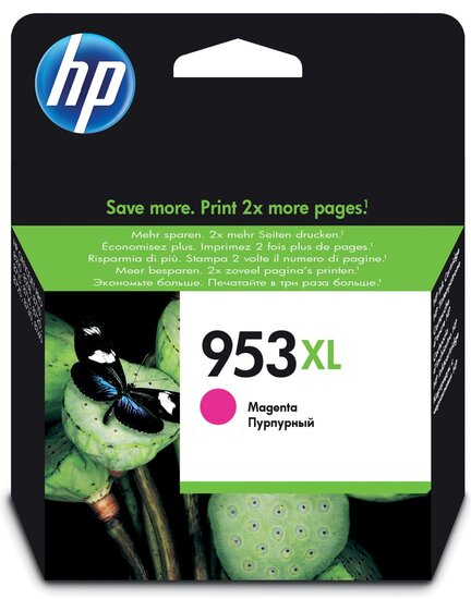 HP inktcartridge 953XL, 1.450 pagina&#039;s, OEM F6U17AE, magenta