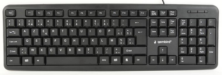 Gembird standaard toetsenbord AZERTY