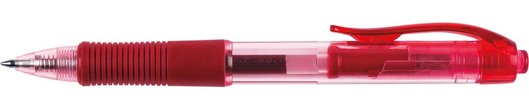 Q-CONNECT Sigma gelpen, 0,5 mm, rood