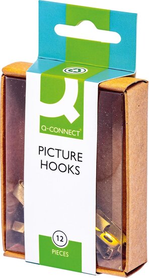 Q-CONNECT foto haak staal doos van 20 stuks