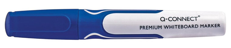 Q-CONNECT whiteboard marker, 3 mm, ronde punt, blauw