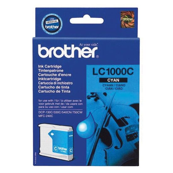 Brother inktcartridge, 400 pagina&#039;s, OEM LC-1000C, cyaan