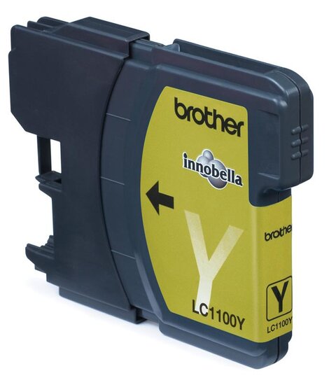 Brother inktcartridge, 325 pagina&#039;s, OEM LC-1100Y, geel