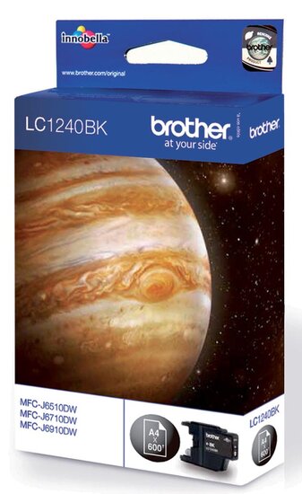 Brother inktcartridge, 600 pagina&#039;s, OEM LC-1240BK, zwart