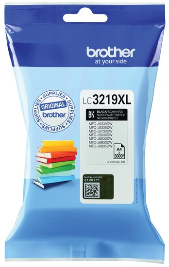 Brother inktcartridge, 3.000 pagina&#039;s, OEM LC-3219BK, zwart