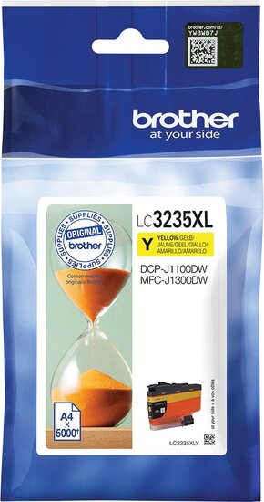 Brother inktcartridge, 5.000 pagina&#039;s, OEM LC3235XLY, geel