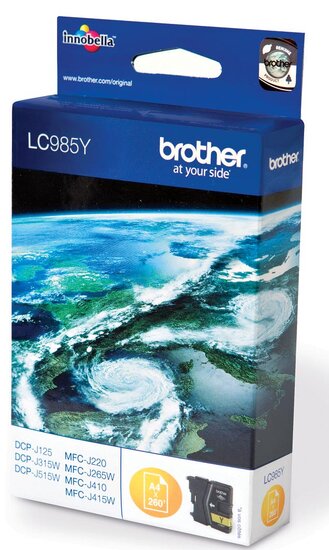 Brother inktcartridge, 260 pagina&#039;s, OEM LC-985Y, geel