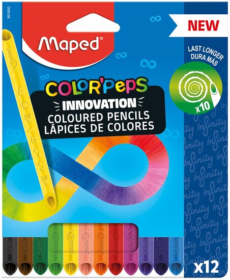 Maped Color&#039;Peps Infinity kleurpotlood, 12 potloden