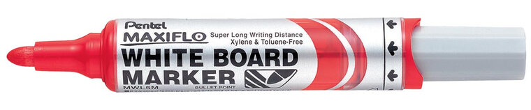 Pentel whiteboardmarker Maxiflo rood