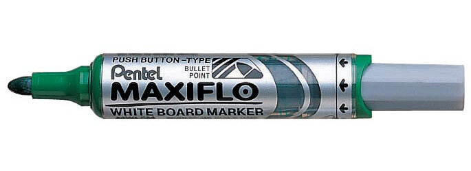 Pentel whiteboardmarker Maxiflo groen