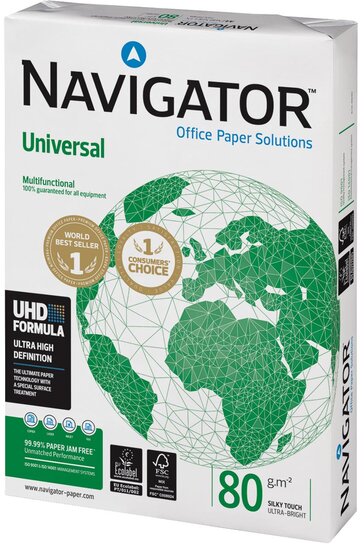 Navigator Universal printpapier ft A4, 80 g, pak van 500 vel