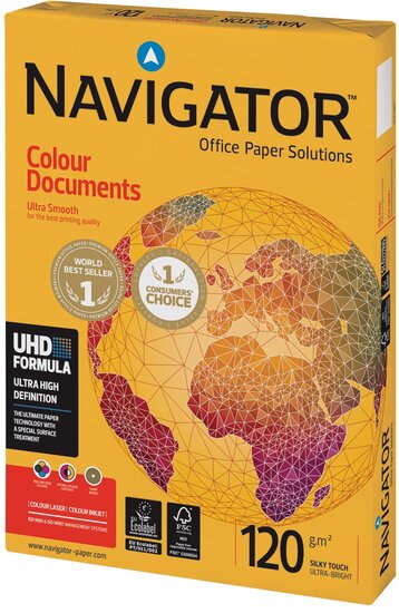 Navigator Colour Documents presentatiepapier ft A4, 120 g, pak van 250 vel