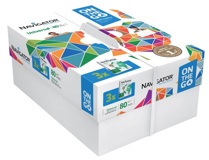 Navigator On The Go printpapier ft A4, 80 g, pak van 500 vel