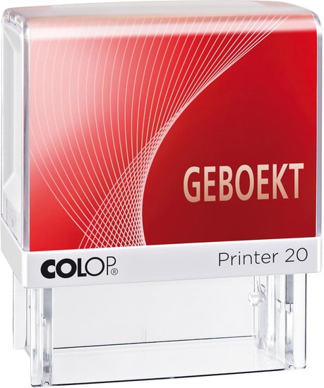 Colop formulestempel Printer tekst: GEBOEKT