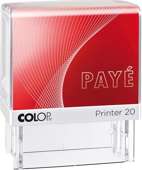 Colop formulestempel Printer tekst: PAYE