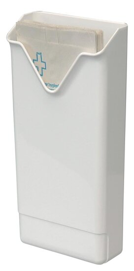 Europroducts dispenser voor hygi&euml;nezakjes, wit