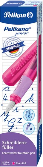 Pelikan Vulpen Pelikano Junior P67 voor rechtshandigen, roze