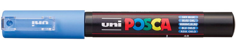 Uni POSCA paintmarker PC-1MC, 0,7 mm, hemelsblauw