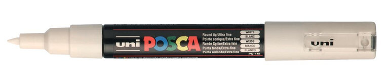 Uni POSCA paintmarker PC-1MC, 0,7 mm, wit