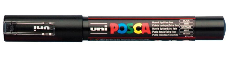 Uni POSCA paintmarker PC-1MC, 0,7 mm, zwart