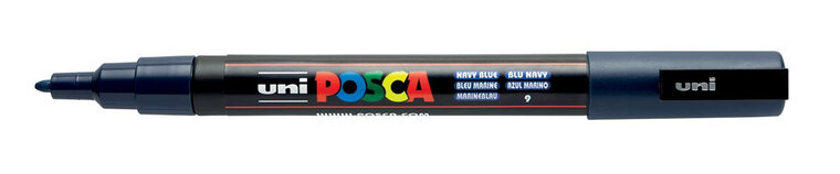 Posca paintmarker PC-3M marine blauw