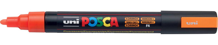 Posca paintmarker PC-5M fluo oranje