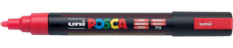 Posca paintmarker PC-5M fluo rood