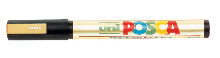 uni-ball Paint Marker op waterbasis Posca PC-5M goud