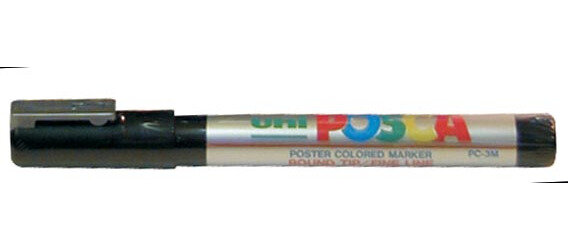 uni-ball Paint Marker op waterbasis Posca PC-5M zilver