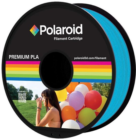 Polaroid 3D Universal Premium PLA filament, 1 kg, lichtblauw