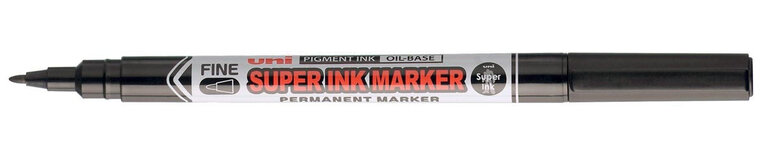 Uni-ball permanent marker Super Ink zwart