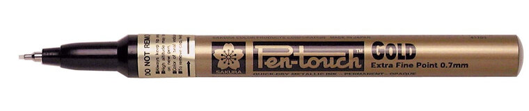 Sakura paint Marker Pen-Touch punt van 0,7 mm, goud