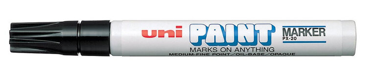 Uni Paint Marker PX-20 zwart