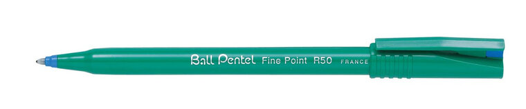 Pentel Roller Ball R50/R56 blauw, medium schrift