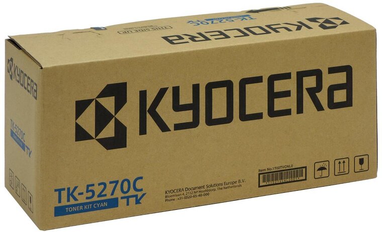 Kyocera toner TK-5270, 6.000 pagina&#039;s, OEM 1T02TVCNL0, cyaan