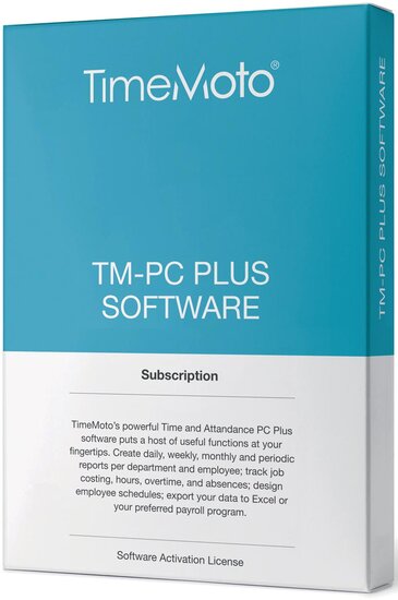 Safescan software voor tijdsregistratiesystemen, TimeMoto Pc Plus