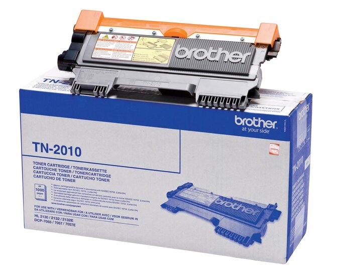 Brother toner, 1.000 pagina&#039;s, OEM TN-2010, zwart