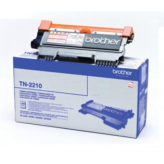 Brother toner, 1.200 pagina&#039;s, OEM TN-2210, zwart