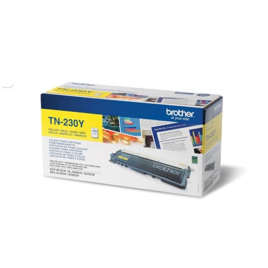 Brother toner, 1.400 pagina&#039;s, OEM TN-230Y, geel