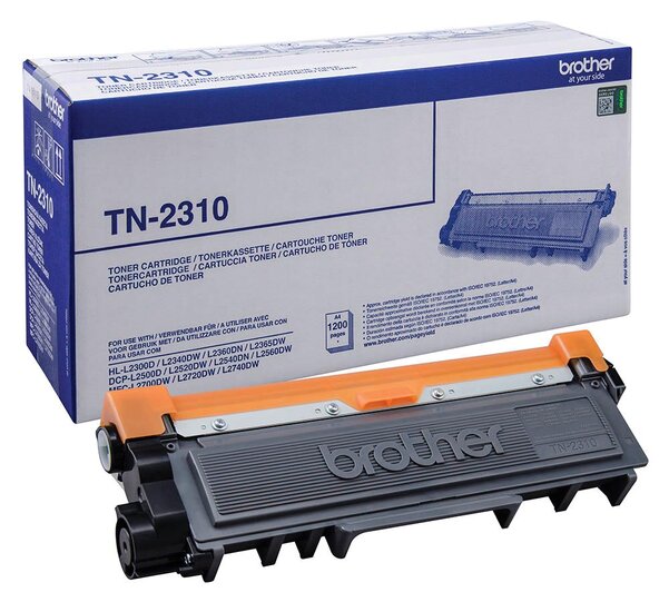 Brother toner, 1.200 pagina&#039;s, OEM TN-2310, zwart