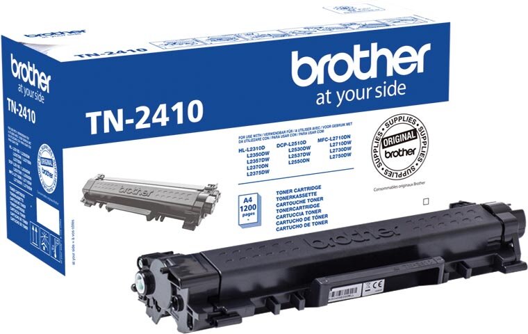 Brother toner, 1.400 pagina&#039;s, OEM TN-2410, zwart