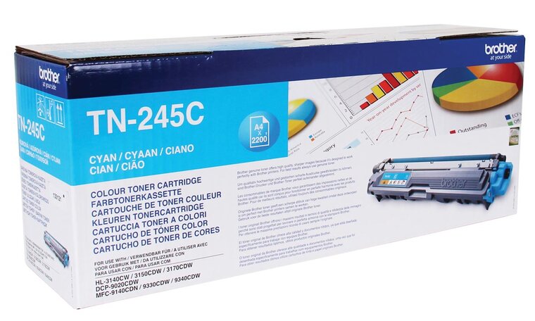 Brother toner, 2.200 pagina&#039;s, OEM TN-245C, cyaan