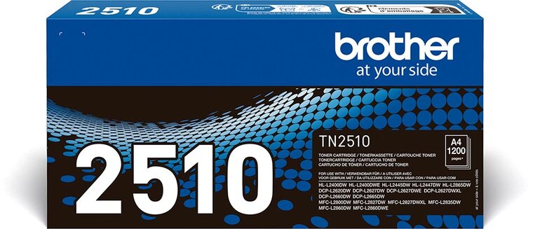 Brother toner, 1.200 pagina&#039;s, OEM TN-2510, zwart