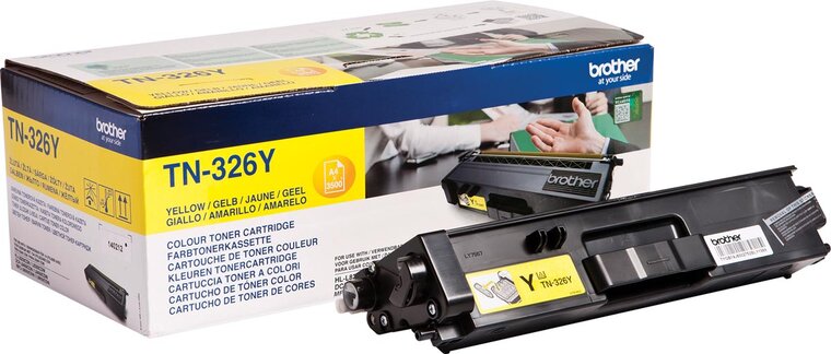 Brother toner, 3.500 pagina&#039;s, OEM TN-326Y, geel