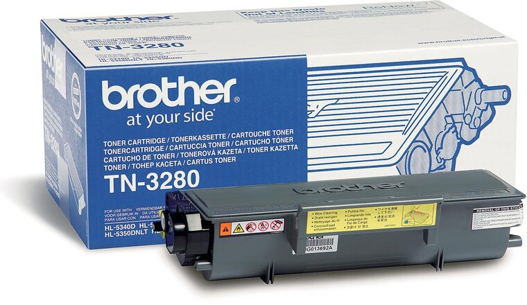 Brother toner, 8.000 pagina&#039;s, OEM TN-3280, zwart