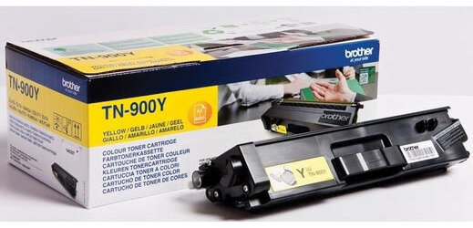 Brother toner, 6.000 pagina&#039;s, OEM TN-900Y, geel